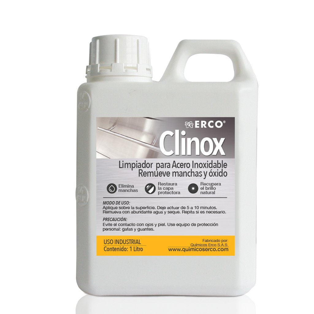 Limpiador Desmanchador Acero Inoxidable CLINOX - COMPRA ONLINE – Químicos