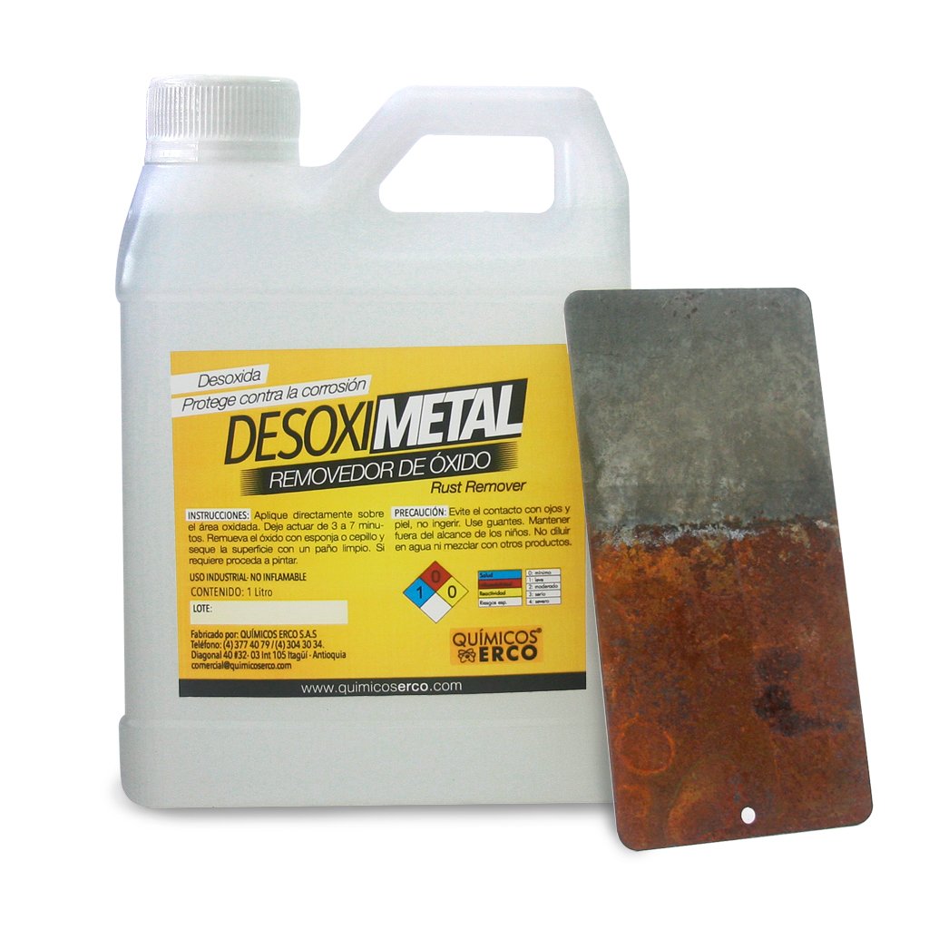 Desoximetal: Removedor de Óxido para Metales – Químicos Erco