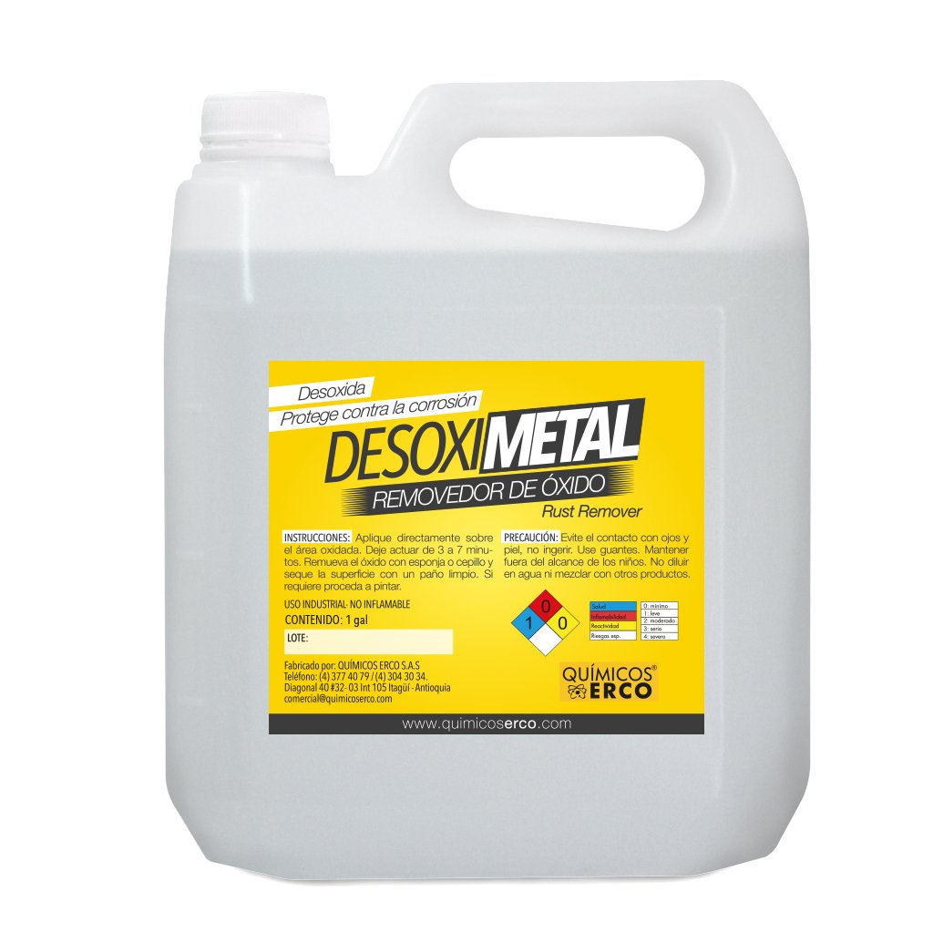 Desoximetal: Desoxidante para óxidos fuertes – Químicos Erco